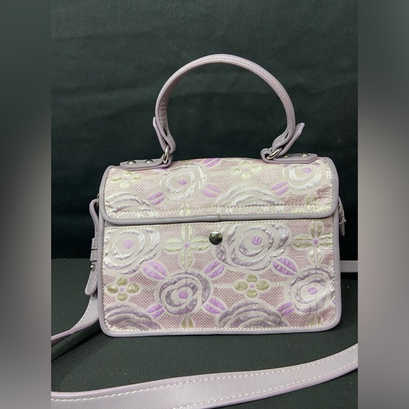 IPA-NIMA Nandina Embellished Crossbody Purse in Lavender Anthropologie boho - Picture 7 of 14